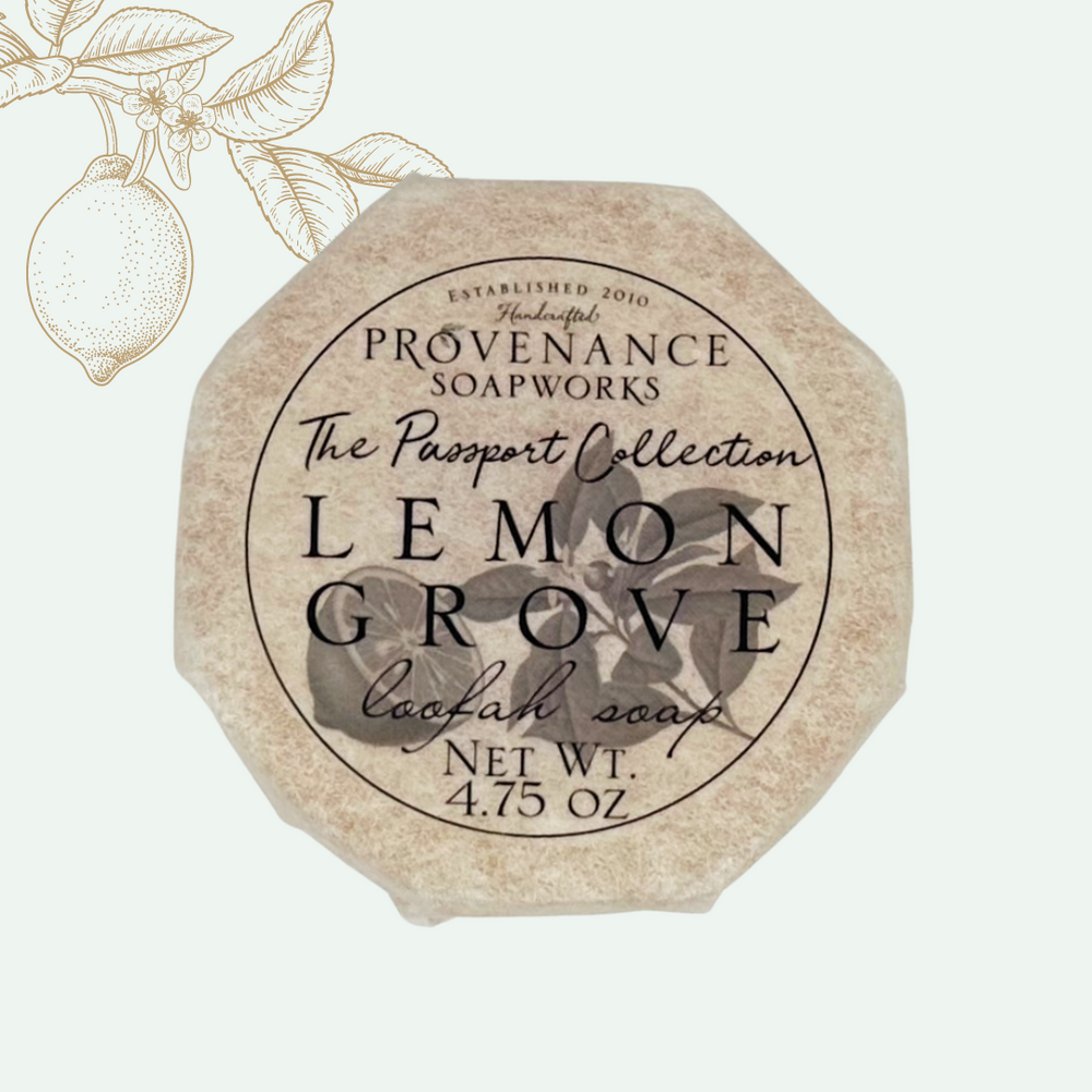 Lemon Grove Loofah Soap