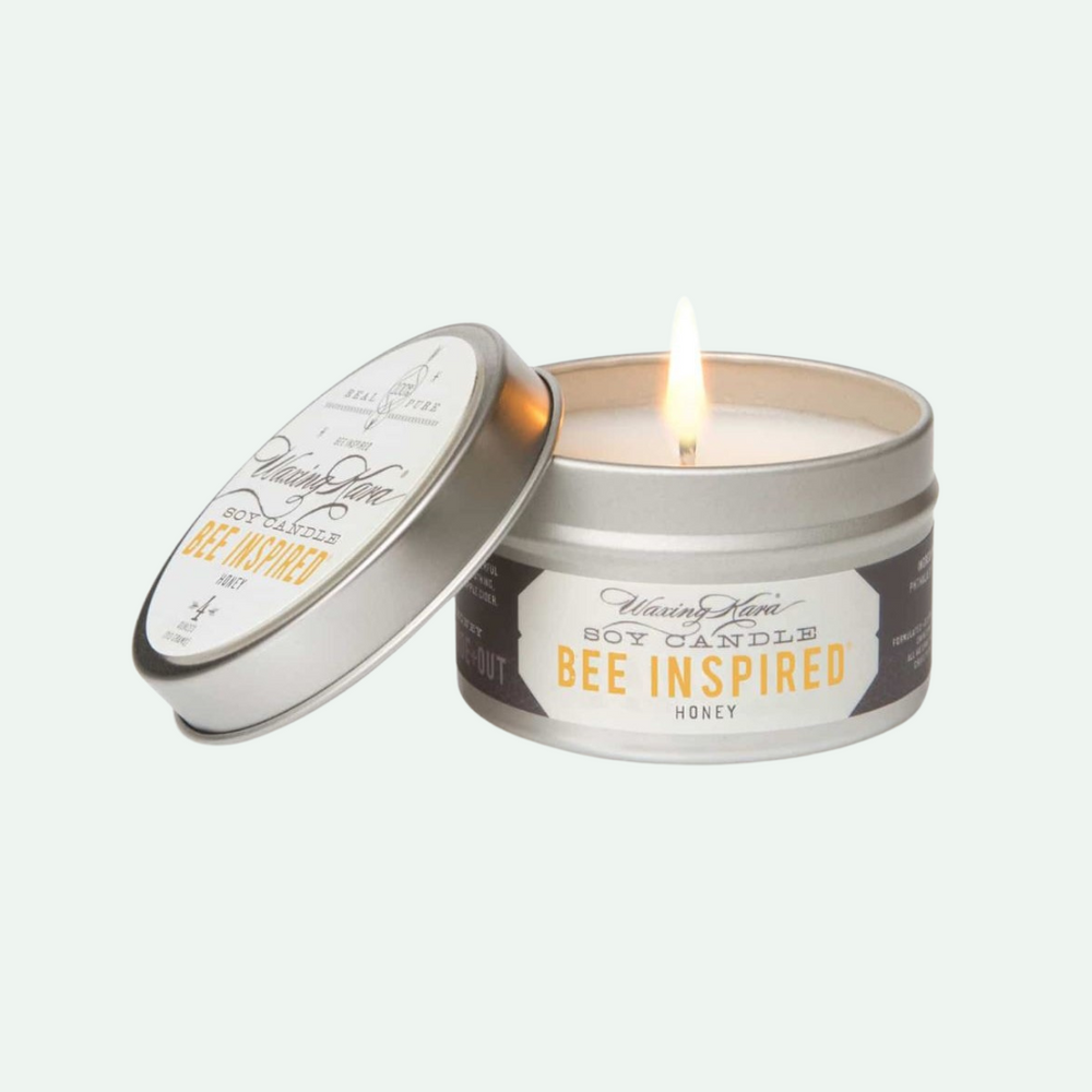 Bee Inspired Travel Tin Candle