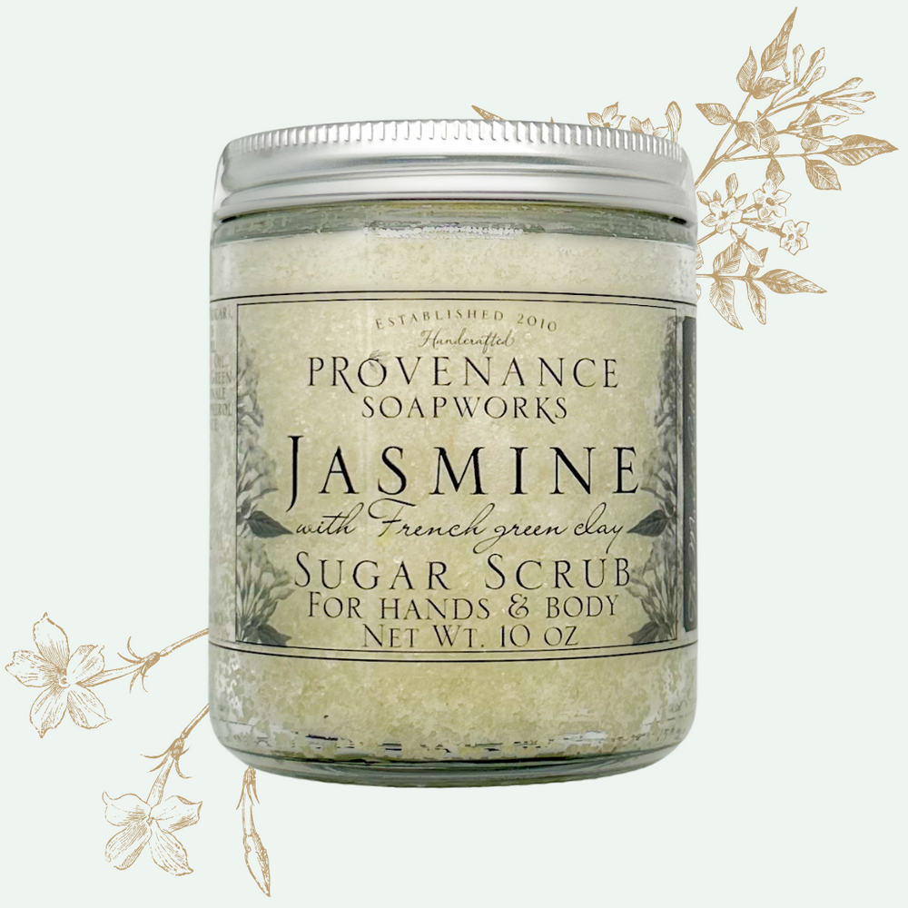 Jasmine with French Green Clay Sugar Scrub