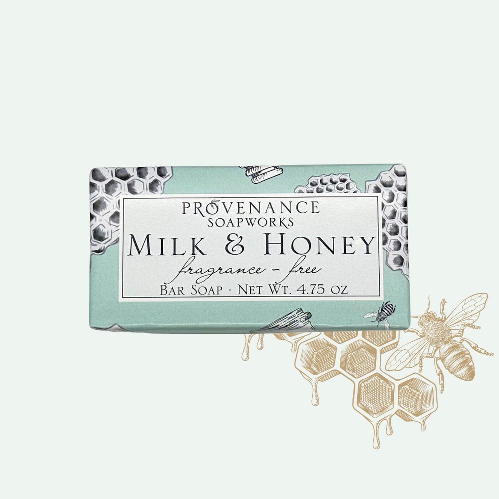 Fragrance Free Honey Goat Milk Soap - Unscented