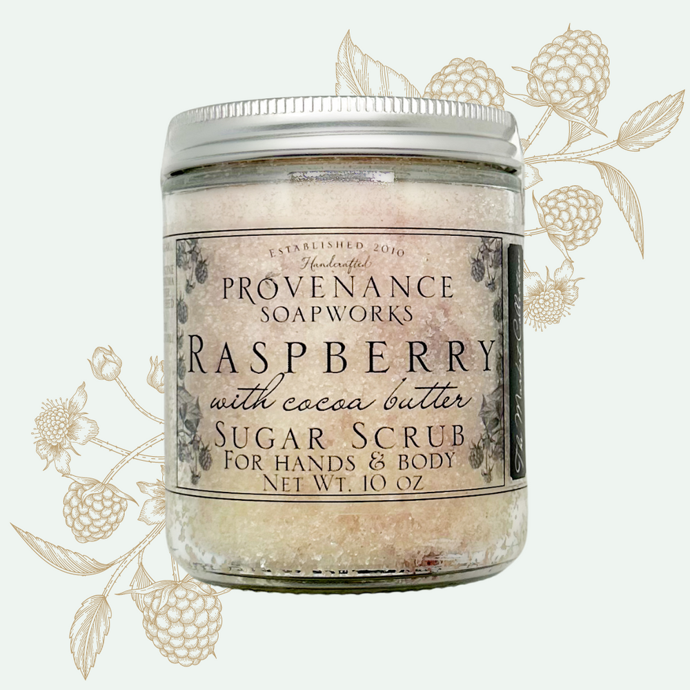 Raspberry Cocoa Butter Sugar Scrub