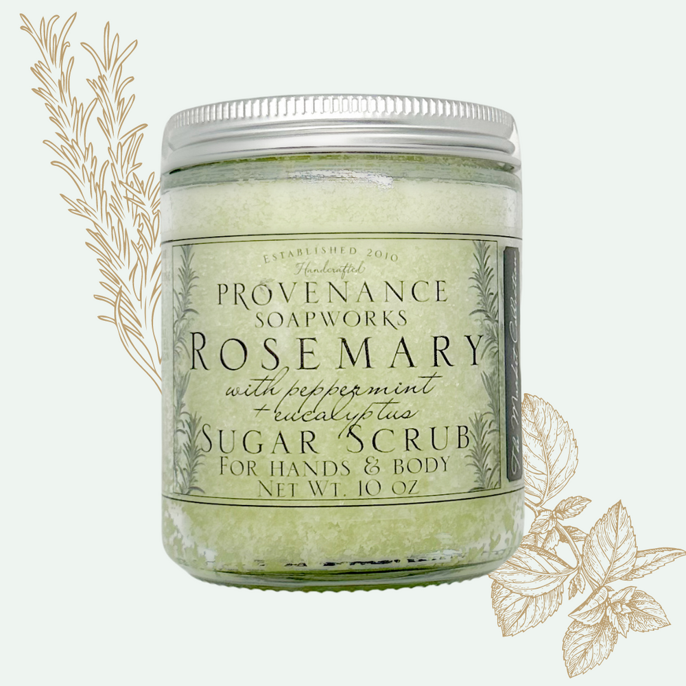 Rosemary with Peppermint Sugar Scrub