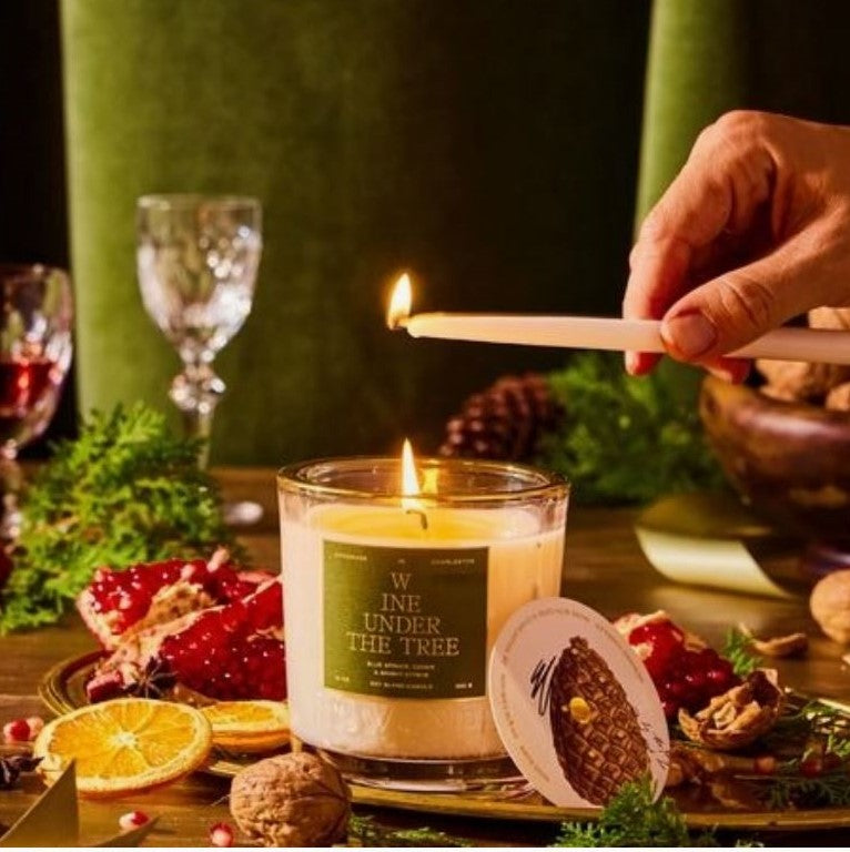 Wine Under the Tree Candle
