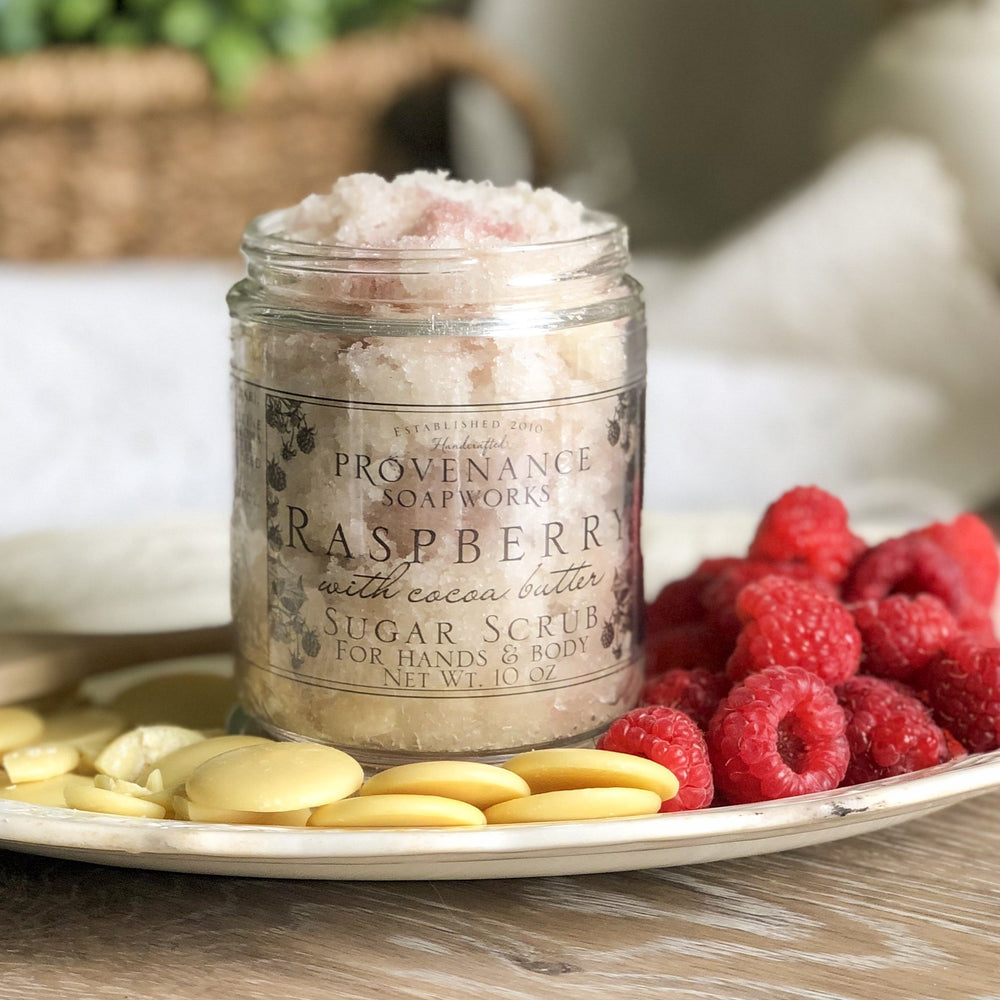 Raspberry Cocoa Butter Sugar Scrub