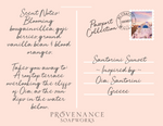 Santorini Sunset Soap Postcard