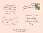 Sicilian Citrus Soap Postcard